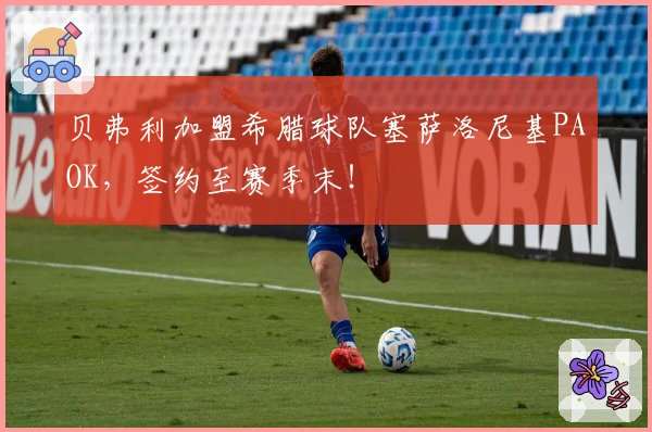 贝弗利加盟希腊球队塞萨洛尼基PAOK，签约至赛季末！